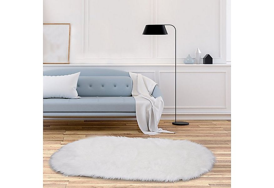 Rosnek Teppich Oval, zottelig, weich, rutschfeste Unterseite, für Sofas Bet günstig online kaufen