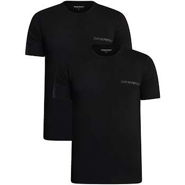 Emporio Armani  T-Shirt 2er-Pack Lounge-T-Shirts aus Stretch-Baumwolle günstig online kaufen