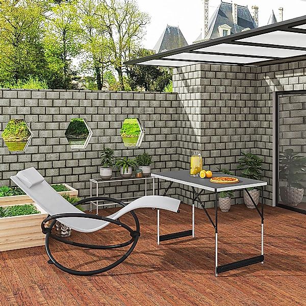 Woltu Campingtisch (1-St), Klapptisch höhenverstellbar, Aluminium günstig online kaufen