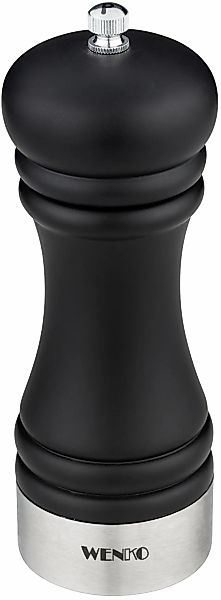 WENKO Salz-/Pfeffermühle "Modell Sali" Pfeffermühle mit Handmahlwerk aus Ke günstig online kaufen