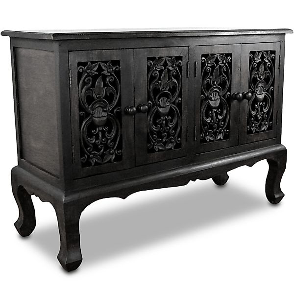 livasia Sideboard Sideboard Massivholz Akazie 100x35x70cm günstig online kaufen