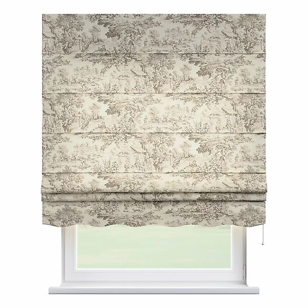 Dekoria Raffrollo Firenze, ecru-beige, 110 x 150 cm günstig online kaufen