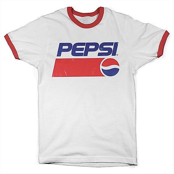 Pepsi Co T-Shirt Classic Washed Logo Ringer Tee günstig online kaufen