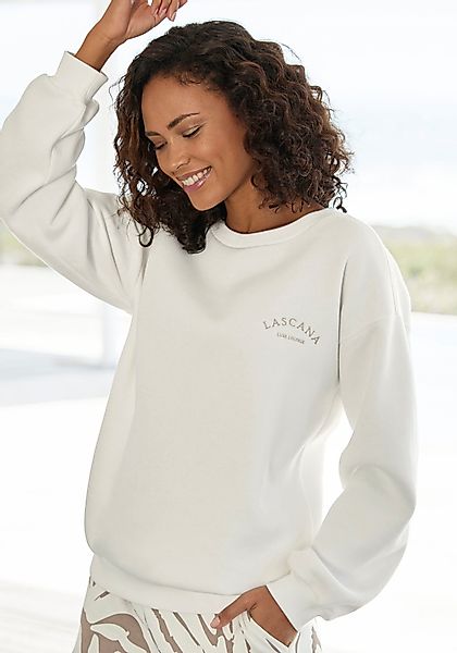 LASCANA Sweatshirt, mit weiten Ärmeln, Loungewear günstig online kaufen