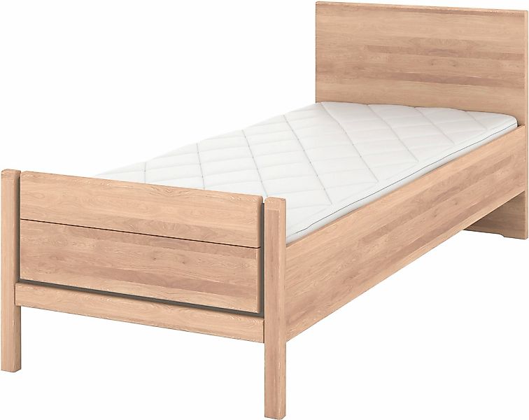 Musterring Holzbett "Sorrent, Bettgestell, Bettrahmen, teilmassiv Eiche", ( günstig online kaufen