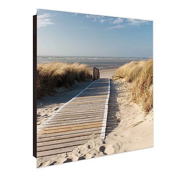 banjado Schlüsselkasten Glas Dünen (Stahl Gehäuse, mit 50 Haken), 30 x 30 x günstig online kaufen