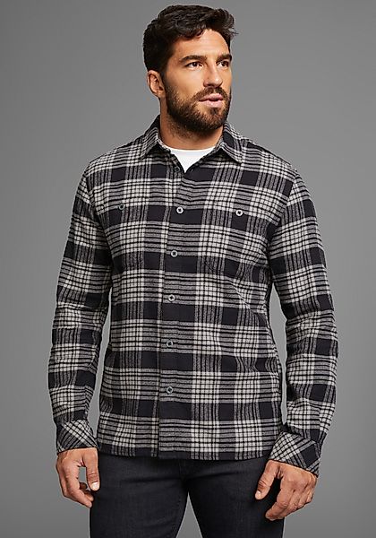 Man's World Flanellhemd mit Brusttasche günstig online kaufen