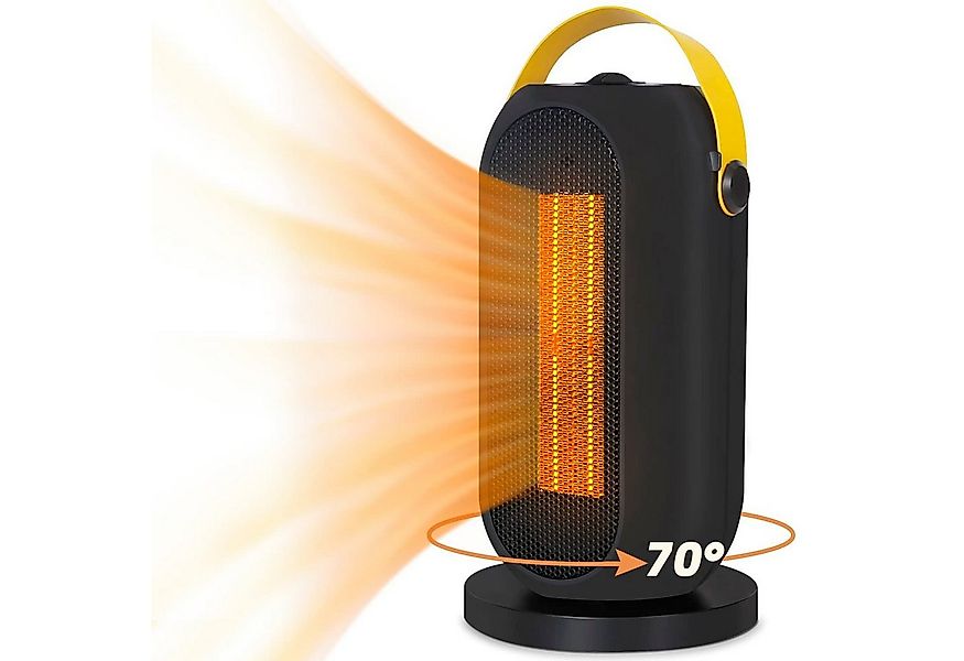 Nettlife Keramikheizlüfter 70° Oszillation leise, 1200 W, Räume Elektroheiz günstig online kaufen