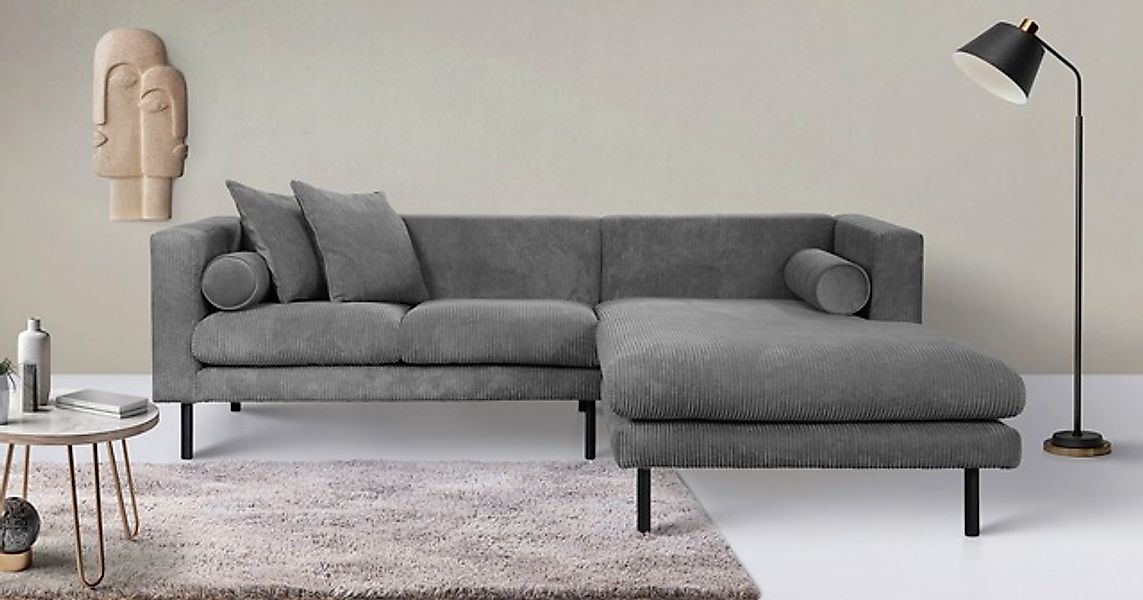 Home affaire Ecksofa »Lillibeth L-Form Designsofa, Maße B/T/H: 240/173/83 c günstig online kaufen