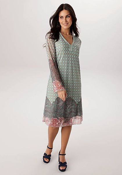 Aniston SELECTED Meshkleid in Mesh-Qualiät und im angesagten Mustermix - NE günstig online kaufen