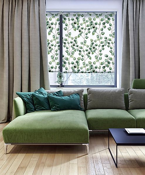 Seitenzugrollo Easyfix Rollo Digiprint, GARDINIA, blickdicht, ohne Bohren, günstig online kaufen