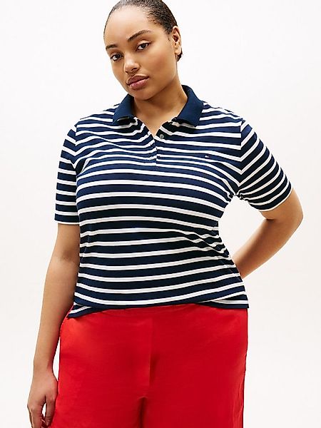 Tommy Hilfiger Curve Poloshirt CRV 1985 REG PIQUE POLO SS in großen Größen, günstig online kaufen