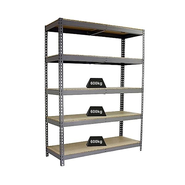 PROREGAL Schwerlastregal Wood Beast Five HxBxT 200 x 180 x 60 cm 5 Ebenen F günstig online kaufen