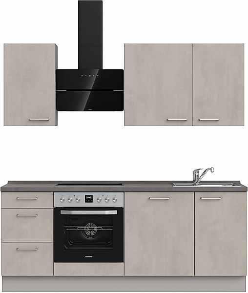 nobilia Küchenzeile ""Riva II"" vormontiert, Ausrichtung wählbar, Breite 21 günstig online kaufen