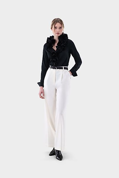 Bluse mit Rüschen und Stretch günstig online kaufen