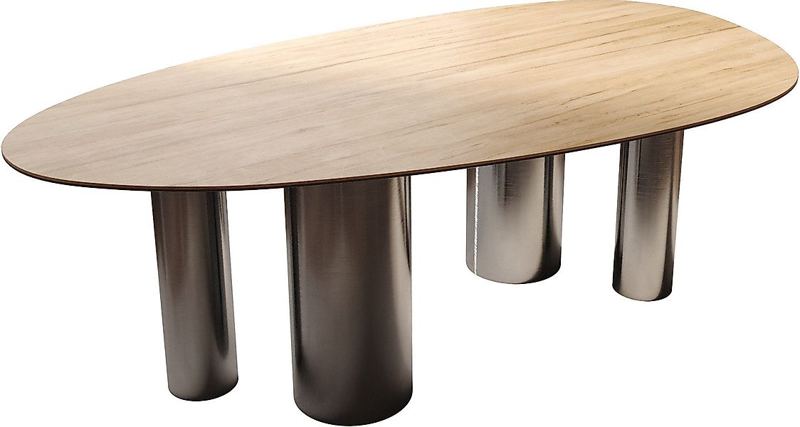 DELIFE Esstisch Edge, Oval Keramik Laminam® günstig online kaufen