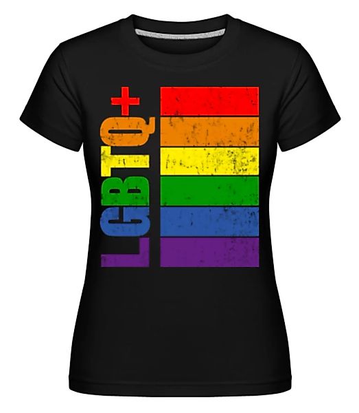 LGBTQ+Fahne · Shirtinator Frauen T-Shirt günstig online kaufen