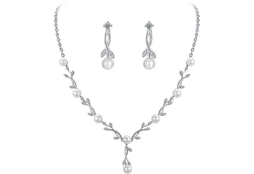 Bextsrack Schmuckset Brauthochzeits-Schmuckset, Damen Anhänger Halskette un günstig online kaufen