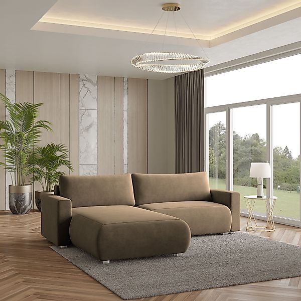Masseno Ecksofa TURIN mit Schlaffunktion L-Form, günstig online kaufen