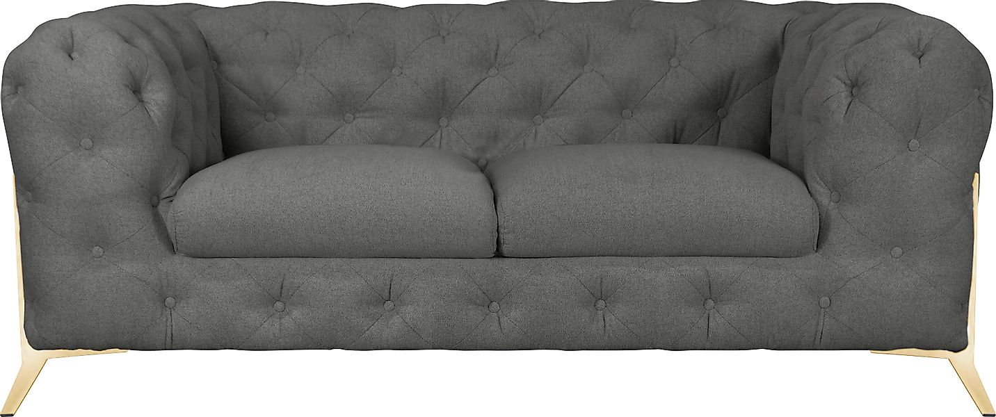 Home affaire Chesterfield-Sofa »Amaury« aufwändige Knopfheftung, moderne Ch günstig online kaufen
