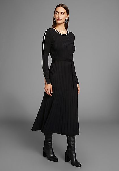 HECHTER PARIS Strickkleid mit Kontrastdetails günstig online kaufen