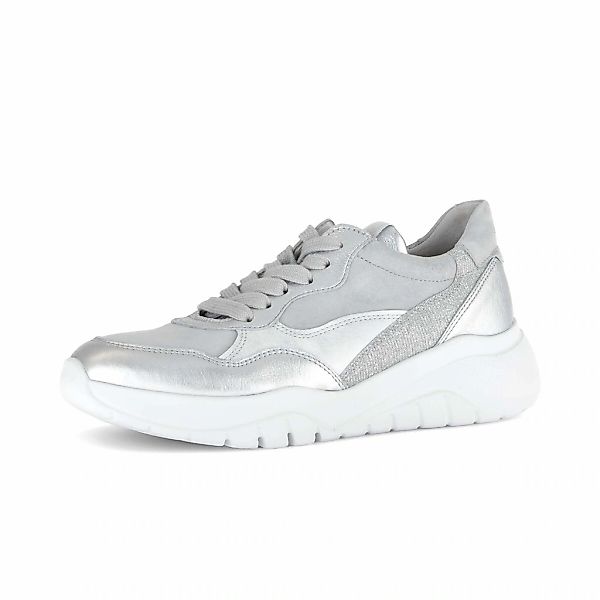 Gabor Sneaker "Sneaker low Materialmix Leder/Lederimitat" günstig online kaufen