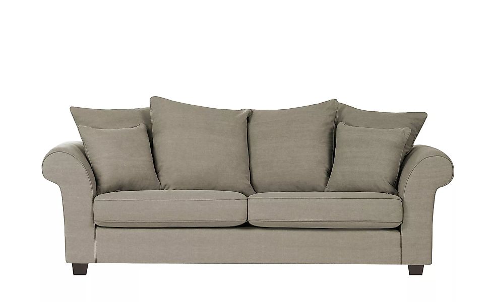 Sofa - braun - 214 cm - 71 cm - 92 cm - Polstermöbel > Sofas > 3-Sitzer - M günstig online kaufen