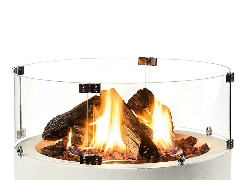 Happy Cocooning Glasschirm für Feuertisch Rund Klein günstig online kaufen