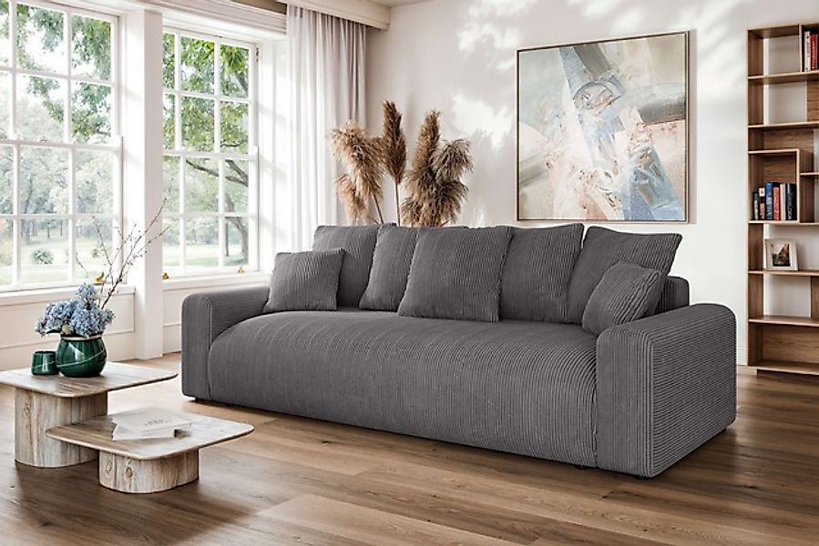 Home affaire Big-Sofa »LAKESIDE klein 3-Sitzer Schlafsofa mit Bettkasten, B günstig online kaufen