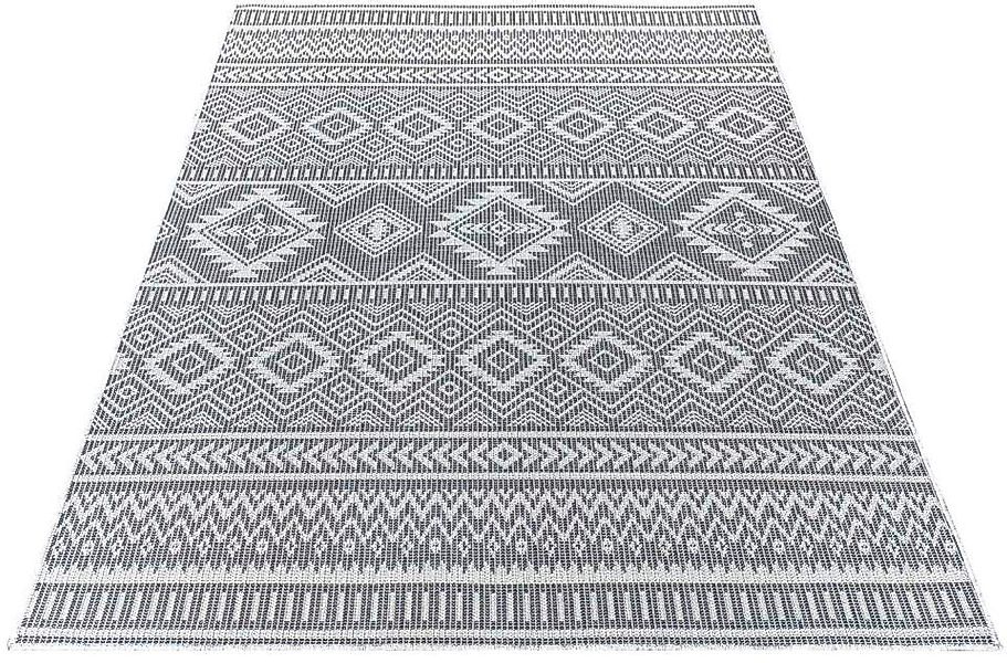 Carpet City Outdoorteppich "PALM 3522" rechteckig 5 mm Höhe Läufer, Wetterf günstig online kaufen