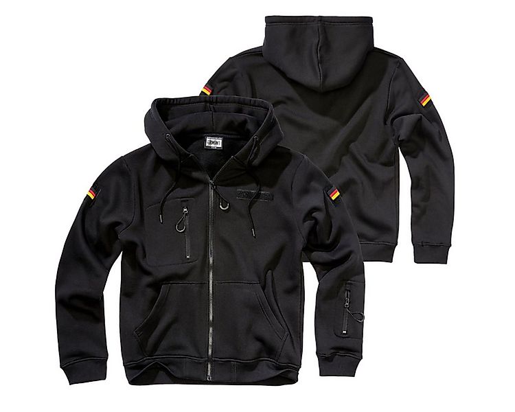 BWuM Outdoorjacke BWuM Tactical Kapuzenjacke mit Flaggen & Klett günstig online kaufen