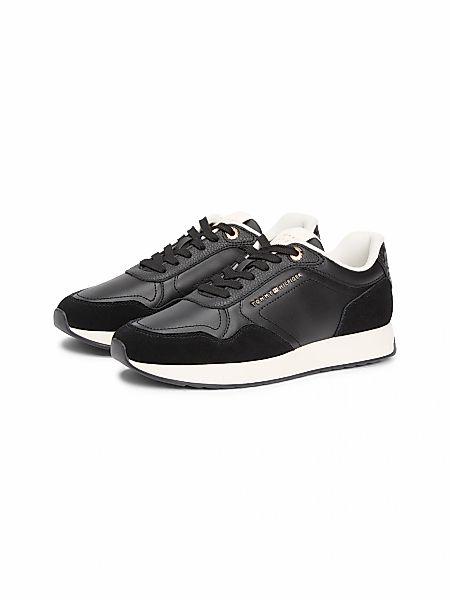 Tommy Hilfiger Plateausneaker "MONOGRAM MIX MATERIAL RUNNER" günstig online kaufen