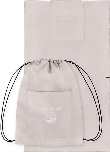 normani Badetücher Badehandtuch mit Rucksackfunktion, Polyester, günstig online kaufen