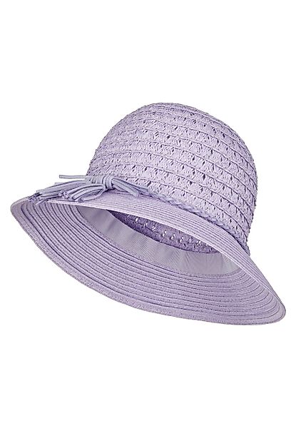Sterntaler® Schirmmütze Strohhut flieder (1-St) günstig online kaufen