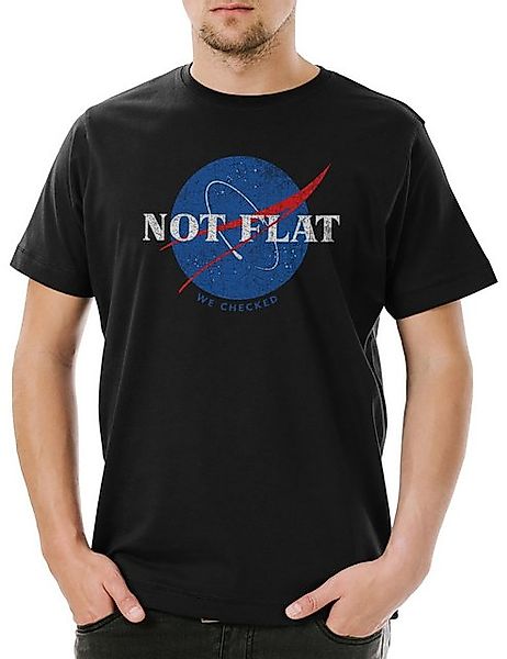 Urban Backwoods Print-Shirt Urban Backwoods Not Flat Herren T-Shirt Schwarz günstig online kaufen