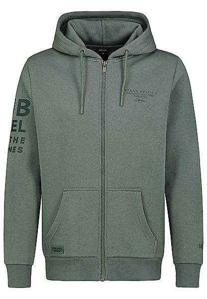 SUBLEVEL Kapuzenpullover Herren mit Reißverschluss Zipper Hoody Jacke Super günstig online kaufen