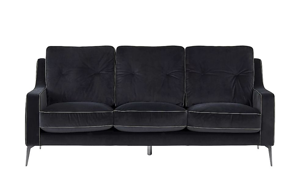 Sofa 3-sitzig - grau - 208 cm - 90 cm - 92 cm - Polstermöbel > Sofas > 3-Si günstig online kaufen