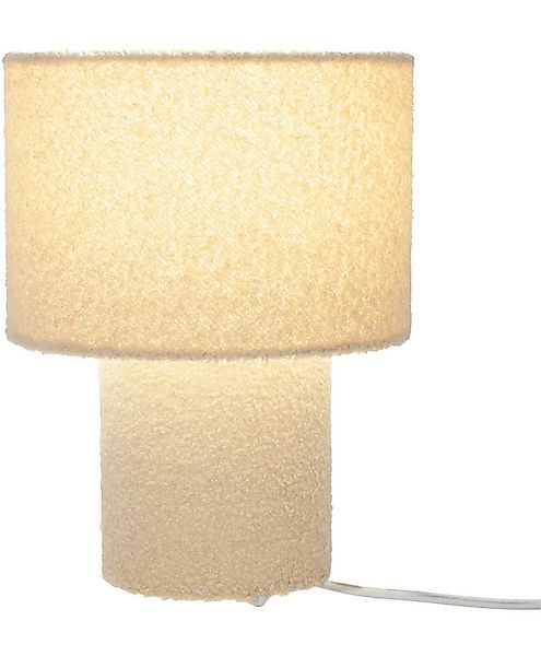 näve Tischleuchte Fluffy, ohne Leuchtmittel, fluffiger Plüschbezug, H:31cm günstig online kaufen