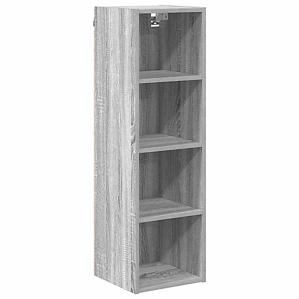 vidaXL Hängeschrank mit Speicher Riga Graues Sonoma 30 x 29,5 x 100 cm 8844 günstig online kaufen