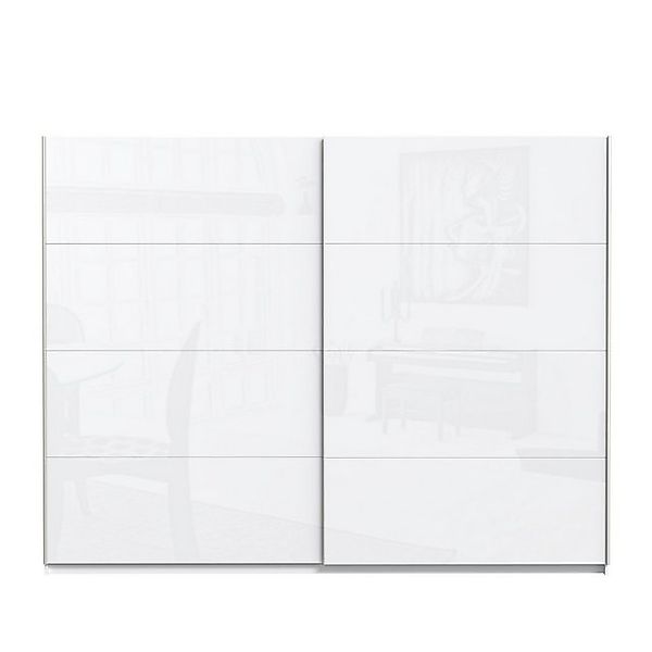 freiraum Schwebetürenschrank Starlet Plus in Weiß/ Weiß Glanz, 269,9x209,7x günstig online kaufen