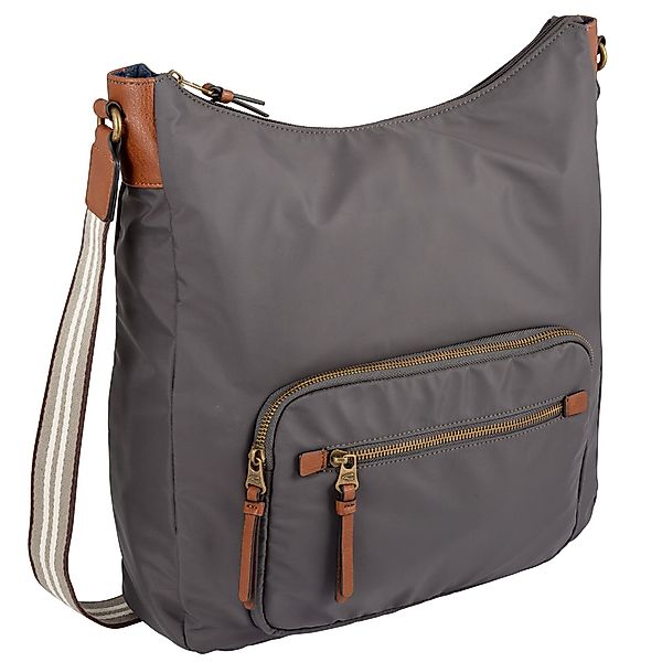 camel active Hobo "Bari", aus hochwertigem matten Nylon mit gestreiftem Gew günstig online kaufen