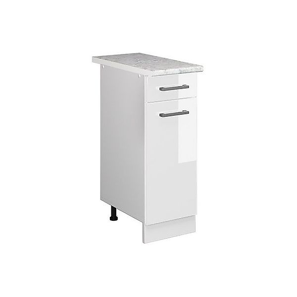 Vicco Küchenunterschrank R-Line Schubladenschrank für die Küche Weiß Hochgl günstig online kaufen