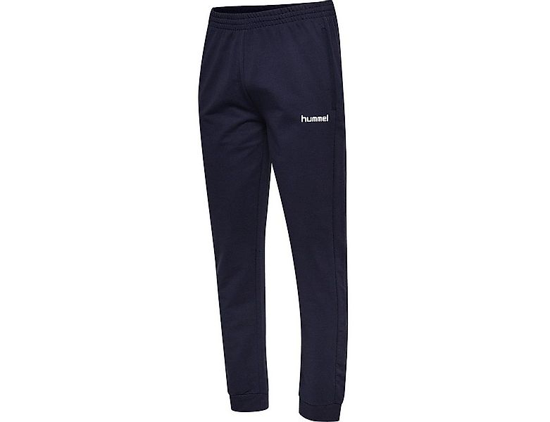 hummel Jogginghose Freizeithose hmlGO Cotton Pant (Baumwolle) lang marinebl günstig online kaufen