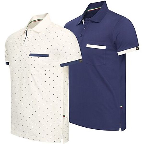 Cappuccino Italia  Poloshirt Todi 2-Pack Polo günstig online kaufen