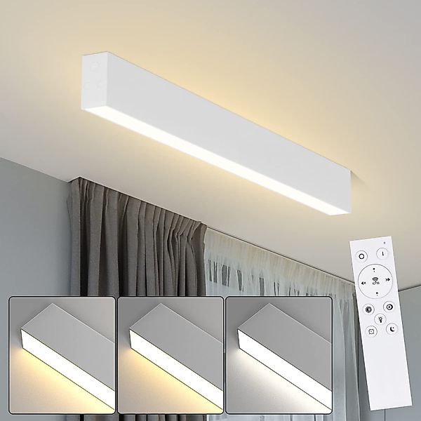 Nettlife Deckenleuchten Schwarz 53CM Lang Decke günstig online kaufen