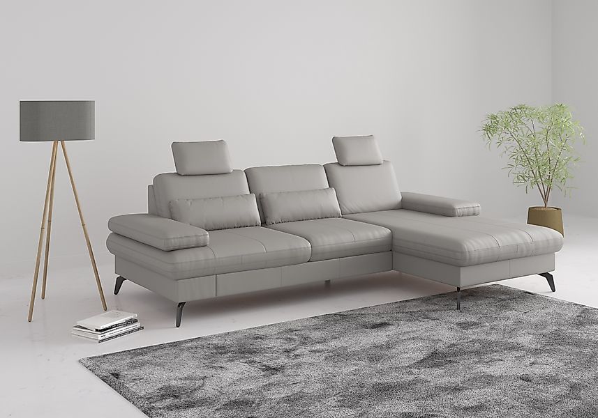 sit&more Ecksofa »Morris L-Form, inkl. Sitztiefenverstellung« wahlweise mit günstig online kaufen