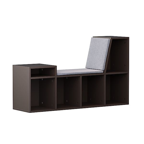 radelldar Bücherregal Kinderregal Spielzeugablage mit Sitz günstig online kaufen