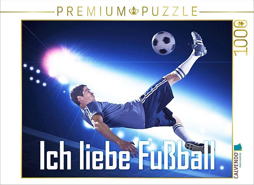 CALVENDO Puzzle CALVENDO Puzzle Ich liebe Fußball 1000 Teile Puzzle quer, 1 günstig online kaufen