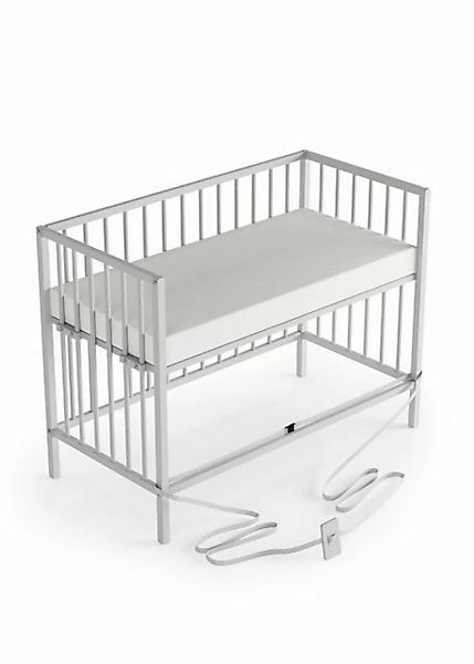 Sämann Beistellbett Beistellbett 60x120 cm mit Matratze, Rollen & Umbauseit günstig online kaufen