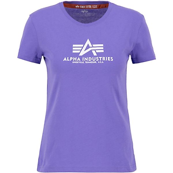 Alpha Industries  T-Shirts & Poloshirts New Basic T Women - electric violet günstig online kaufen